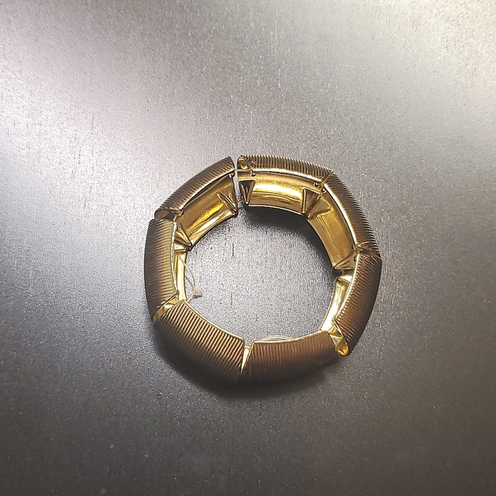 Gold Tone Medal Bracelet